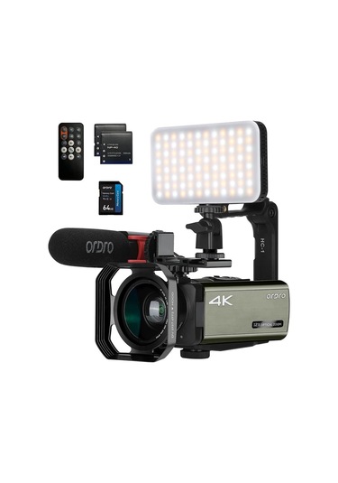 Ordro Ax65 Canlı Yayın Kamerası Video Kamera Full Hd 60fps - 4k