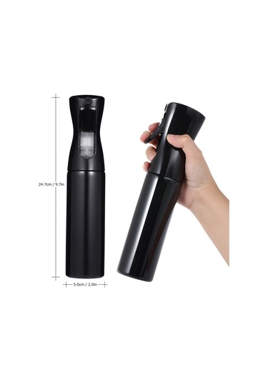 Yifomall 300ml Saç Ve Bahçe Sprey Şişesi - İnce Püskürtmeli, Sızdırmaz, Rahat Tutuşlu Siyah Sprey Şişesi