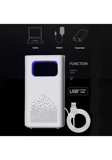 Yaozixa "usb Şarjlı Uv Işıklı Sivrisinek Öldürücü Lamba - 100m² Etkili, Sessiz Çalışma"