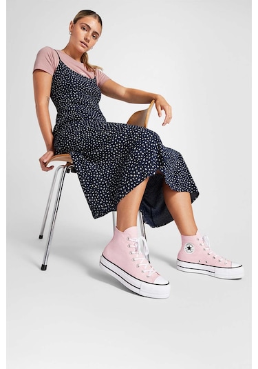 Converse Chuck Taylor All Star Lıf Pembe Kadın High Sneaker 000000000101903773 Pembe