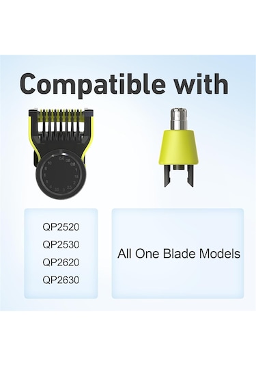 Philips Norelco One Blade Ayarlanabilir Kılavuz Tarak Burun Başı Düzeltici