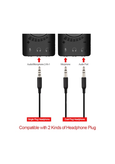 Xindoker Gs3 Usb 7.1 Sanal Ses Kartı - Sessiz Tuşlu, Sürücüsüz, Pc/laptop Uyumlu, Siyah