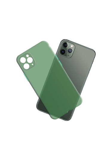 Apple Uyumlu iPhone 11 Pro Max Ultra İnce Zar Telefon Kılıfı