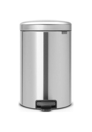 Brabantia Çöp Kutusu 20 Litre Newicon Pedallı Mat Steel 114021