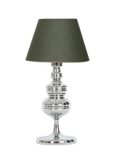 Vinner Munch Krom Kaplama Metal Abajur - Haki-60480 Renkli