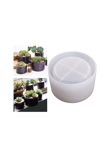Suntek Magideal Etli Bitki Saksı Reçine Kalıpları Yuvarlak Büyük