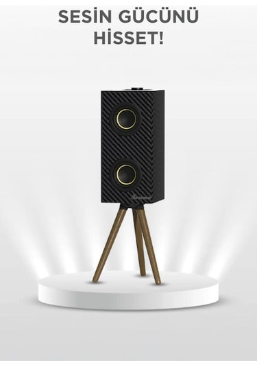 Kablosuz Hoparlör 24w Çift Sürücü, 3000mah Batarya, Taşınabilir Ayaklı Speaker