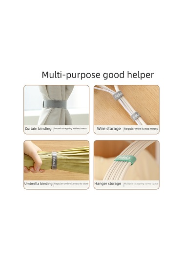 Teltree Fasola Bilgisayar Kablolarını Düzenleyici, Otomatik Yapışkan Arka Yüzeyli, 5 Metre Siyah, Ofis Ve Ev İçin Dayanıklı Kordon Bağlayıcı