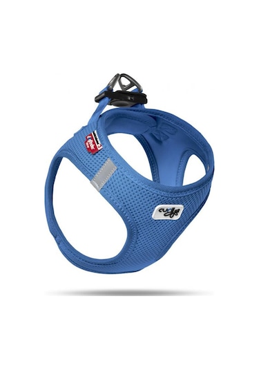 Curli Vest Air-Mesh Köpek Göğüs Tasması Mavi Xxxsmall 26-30 CM Mavi