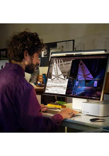 Dashanshop Amıll Modern Led Masa Lambası 3000 4000 6500k Aydınlatma Oyun Ofis Için Ayarlanabilir Usb 3000/4000/6500k