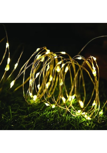 100 Led Solar 12 Metre 7 Mod Işık Zinciri Diğer
