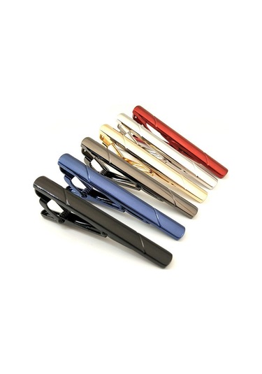 Mufunye Şık Desenli, Hipoalerjenik Ve Rahat Kravat Klipsi - İş İnsanları İçin Vazgeçilmez Aksesuar Altın