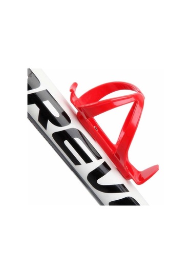 Kırmızı Bisiklet Bisiklet Dağ Yol Bisikleti Su Şişesi Tutucu Kafesleri Raf Montajı Kırmızı