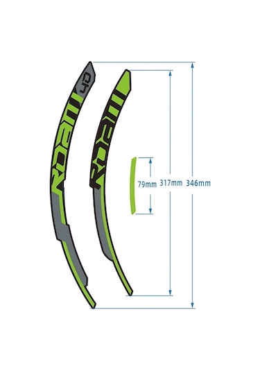 29turuncu Gri-27.5özel-dağ Bisikleti Roam 40 Çark Seti Sticker Mtb Bisiklet Çıkartmaları 27.5 İnç Ve 29 İnç Jant Çıkartmaları Gri