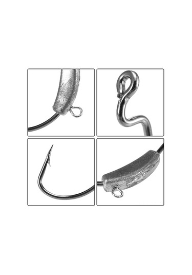 Novahub Ağırlıklı Karbon Çelik Olta Kancaları - Balık Avında Yüksek Performans Balık Avında Unutulmaz Performans