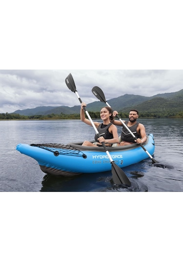 Hydro-force 65131 Cove Champion X2 İki Kişilik Kano Seti 3.31m X 88cm
