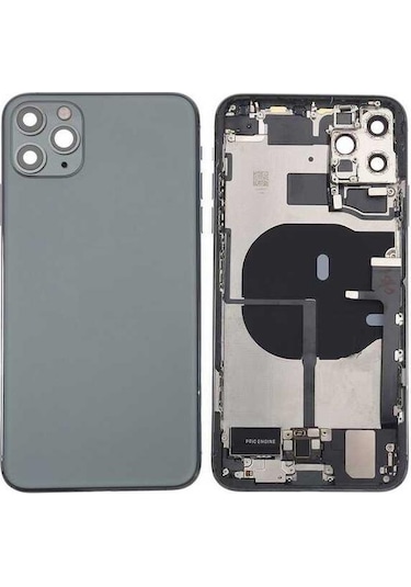 İphone 11 Pro Max İle Uyumlu Dolu Kasa Yeşil