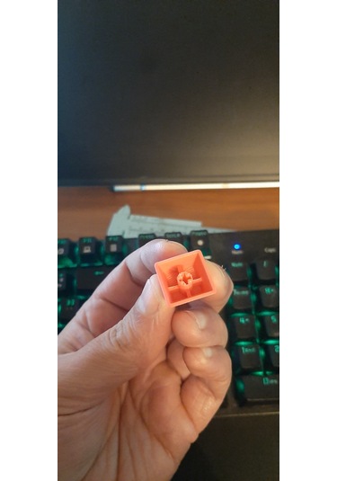 Kirby Keycap 2 Li Set Cherry Mx Uyumlu Sevimli Pembe Tuş Başlığ