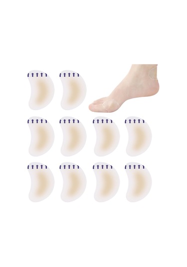 Suntek 10 Adet Jel Ayakkabı Çıkartmaları Spor 42mmx62mm