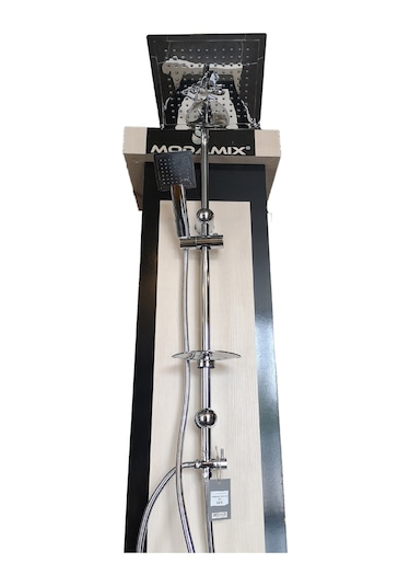 Modamix Dubai Flat Tepe Duş Seti Krom