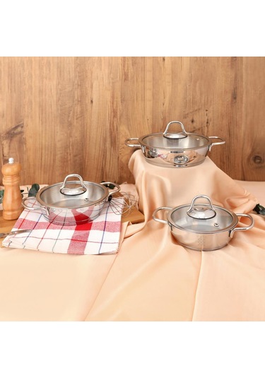 Serenk Definition 6 Parça Çelik Sahan