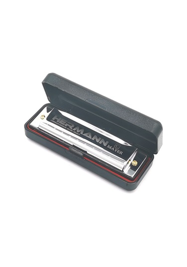 Hermann Mayer Hm10c Silver Harmonica - Domajör Mızıka
