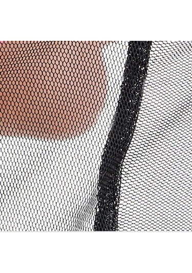 Suntek Yüz Mesh Net Balıkçılık Yürüyüş Açık Siyah