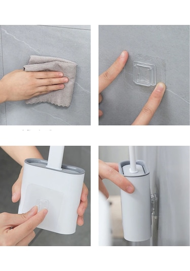 Hijyenik Klozet Temizleme Silikonu Esnek Fırça Go50607941090 Çok Renkli