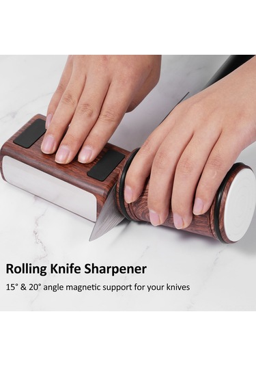 Padalink "elmas Ve Seramik Diskli Profesyonel Bıçak Bileyici - 15/20 Derece Açılı Manyetik Taban İle Tüm Bıçaklar İçin"