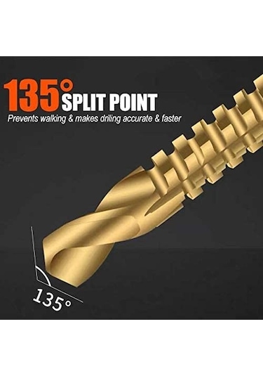 Matkap Ucu Seti Metrik Diş Delik Açma Kesme Klavuzları Ahşap Met