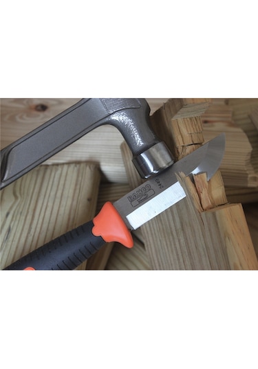 Bahco Profesyonel Yarma Ve Parçalama Kamp Bıçağı 2449 Siyah - Turuncu