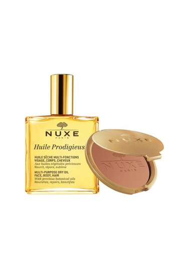 Nuxe Huile Prodigieuse 100 ML + Nuxe Poudre Eclat Vücut Yağı 25 G