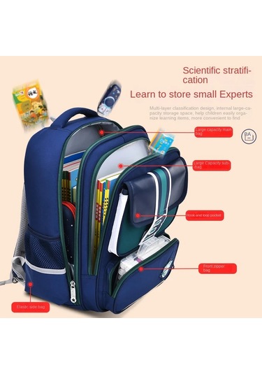 Su Geçirmez Çocuk Okul Çantaları Kız Erkek İlkokul Okul Sırt Açık Vizon