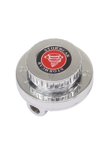 Tongxida Araba 8mm/10mm Manuel Ayarlanabilir 1-5psi Yakıt Basınç Regülatörü Vanası Gümüş