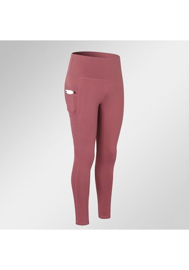 Geeroyoo Yoga Pantolonu: Yüksek Bel, Çift Cep, Esnek Ve Nefes Alabilen Spor Kıyafeti, Pembe Xl Boy Pembe