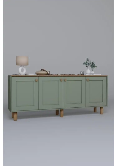 Bohem Serisi Natura Konsol - Yeşil Yeşil