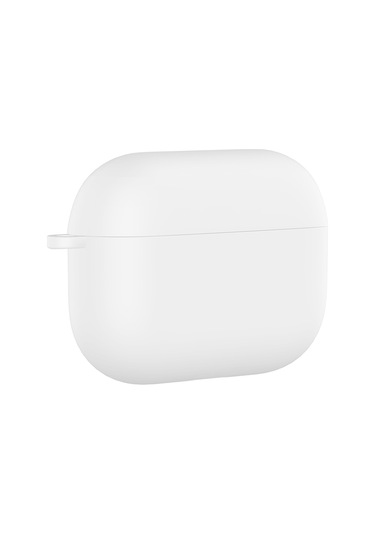 Apple Airpods Pro 3 İle Uyumlu Kılıf Standart Yumuşak Silikon Case Beyaz