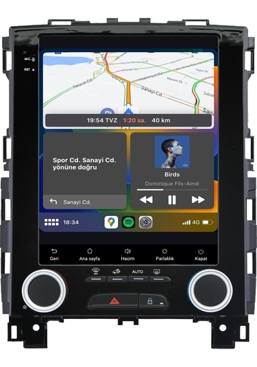 Otolas Renault Megane 4 Android Multimedya Ekran 2016-2024 8 Gb + 128 Gb 9.7''