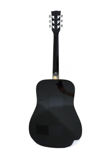 Almira F650n-bk Siyah Akustik Gitar Mat Siyah Sap Parlak Gövde