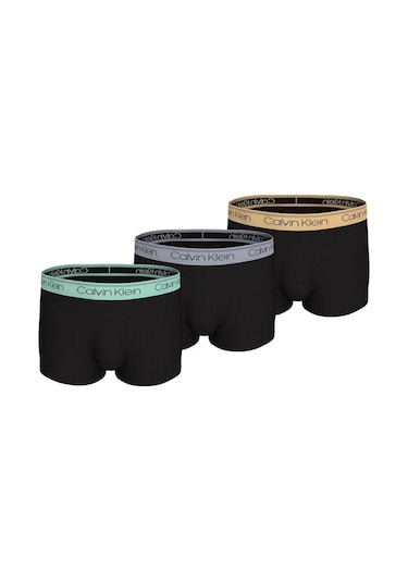 Calvin Klein Low Rıse Trunk 3pk-8806 B- Beau Bl
