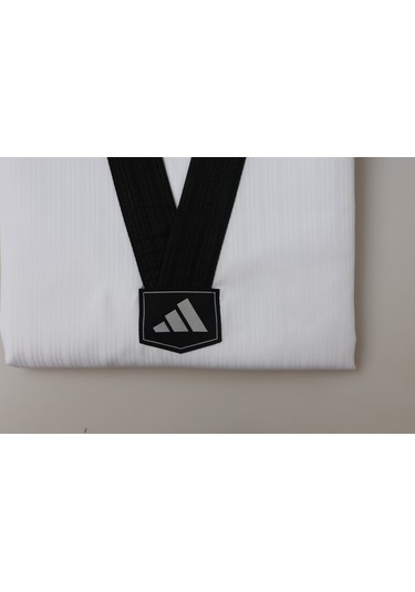 Adidas Adı-start 3 Şeritli Taekwondo Elbisesi Beyaz