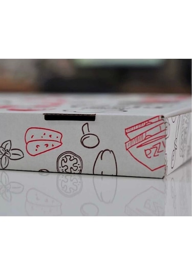 Pizza Kutusu 32x32x4,2 Cm - 100 Adet