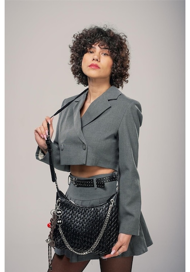 Ççs Kadın 17802 Omuz Çantası Siyah