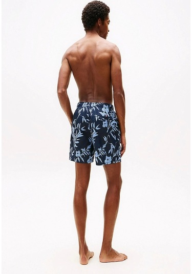 Tommy Hilfiger Erkek Mavi Şort Mayo Mavi
