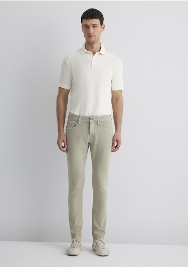 Mavi - James Soluk Yeşil Comfort Gabardin Pantolon 0042489454 Yeşil