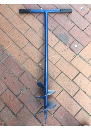 Manuel Toprak Burgusu Ağaç Fidan Çit Direği Dikme Aparatı