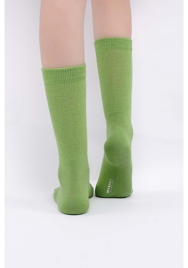 Mısırlı Kadın Gümüş Yeşil Soket Çorap M 78000 Y Yeşil