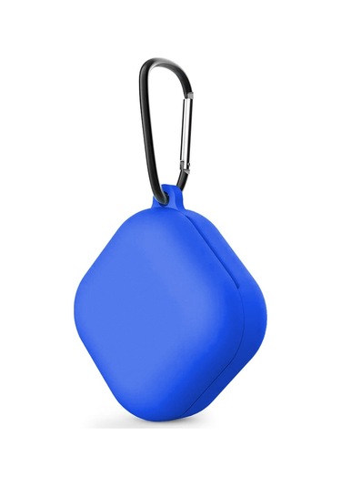Microsonic Samsung Galaxy Buds Fe Kılıf Askılı Mat Silikon Saks Mavi