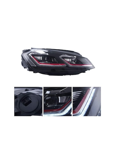 Volkswagen Golf 6 2008-2013 Uyumlu Yedek Parça 7.5 Style Kırmızı
