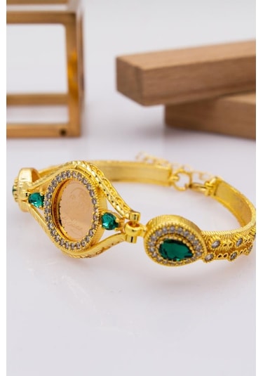 22 Ayar Altın Gram Altınlı Kelepçe Bileklik LKSGRM140